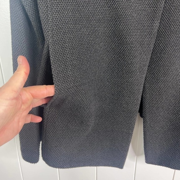 Eileen Fisher Boucle 1 Button Blazer SZ L in Black - Picture 4 of 7